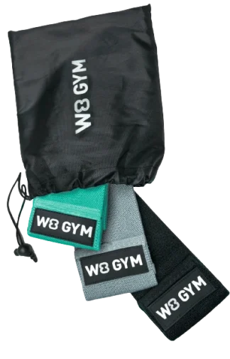 w8 gym booty bands resistance bands green