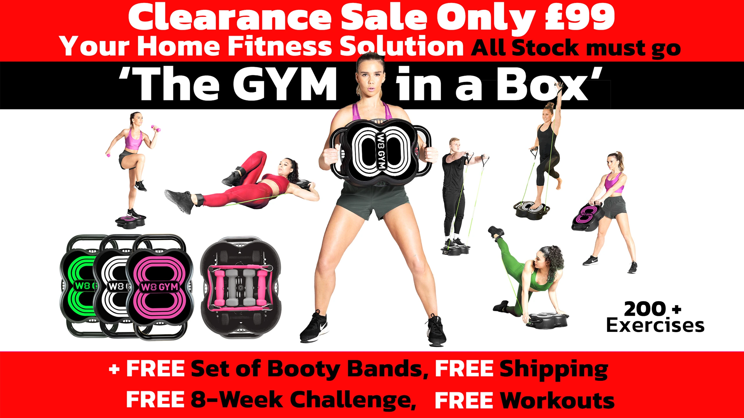 Clearance 16 to 9 - W8 GYM